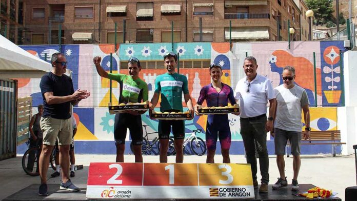 Arnau Solé i Miquel Escolà en primer i segon lloc Elit_Sub-23 del Criterium Ciudad de Alcañiz