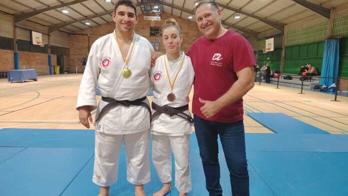 Podi d’Andreu Pérez i Natàlia Penas al Campionat de Catalunya Universitari de judo